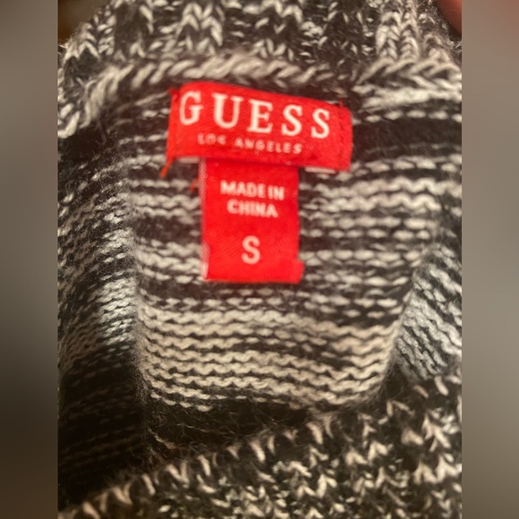 Guess Women’s Sweater, Size-Small, Color Black and White - Picture 2 of 2